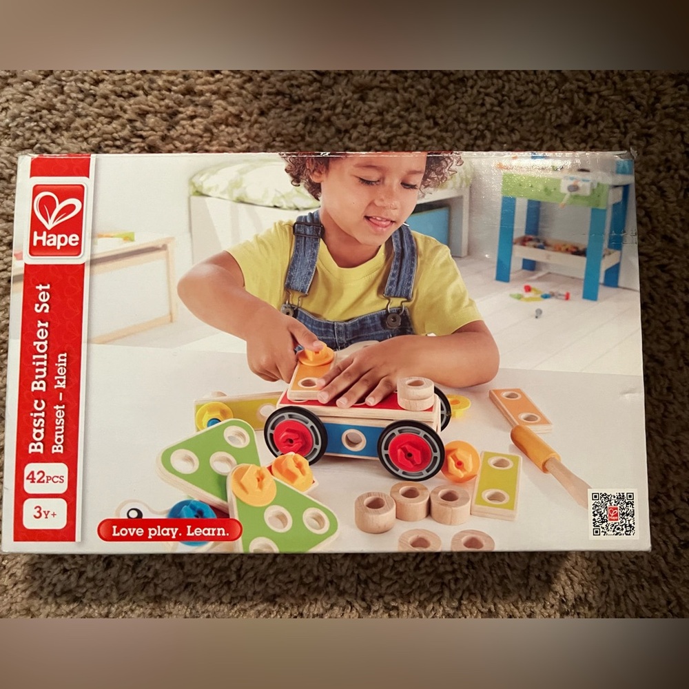 Hape Wooden Toy building set